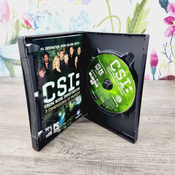 CSI PC Game Lot Of 2 CSI Crime Scene Investigation CSI 3 Dimensions Of Murder - Picture 5 of 11